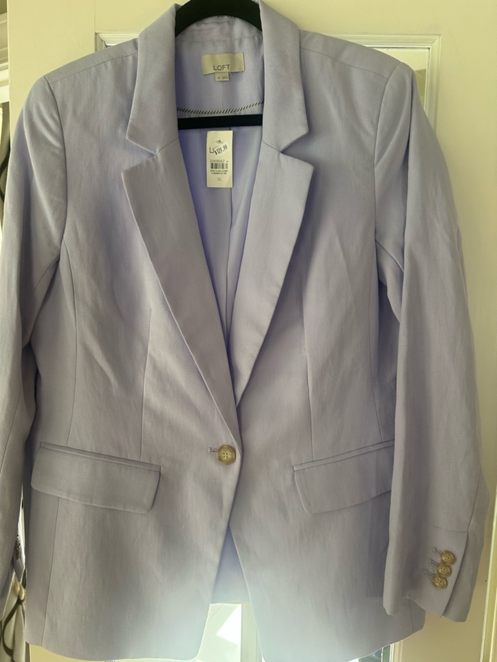 NWT Ann Taylor Loft Lavender Blazer